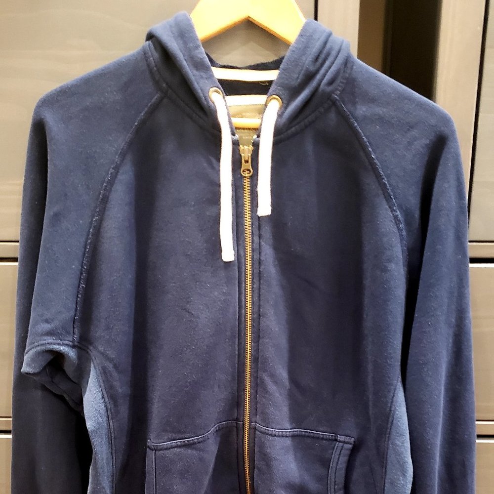 Blue zip up hoodie sweater (Large)
